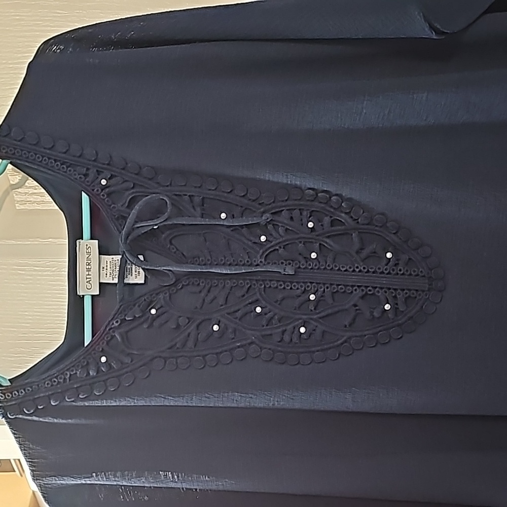 Navy Blue Catherine's Top